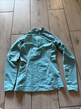 Mountain Hardwear Women's Light Blue Quarter Zip